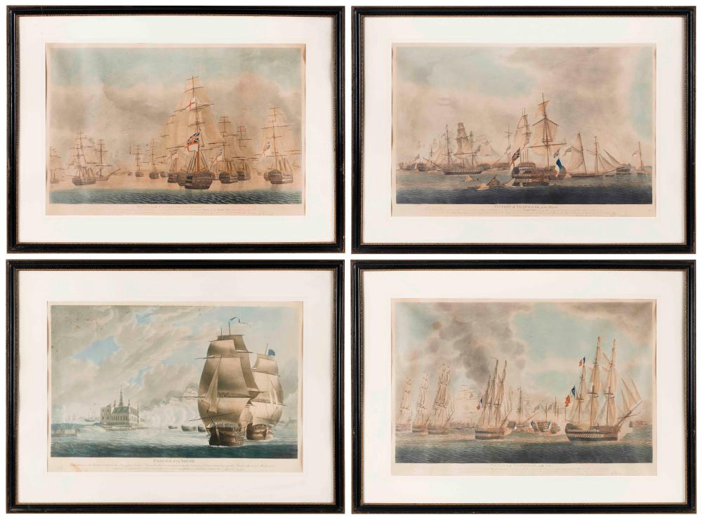 SET OF FOUR LITHOGRAPHS AFTER