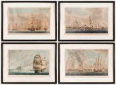 SET OF FOUR LITHOGRAPHS AFTER