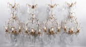 SET OF FOUR LOUIS XV STYLE BRA