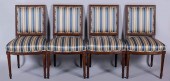 SET OF FOUR LOUIS XVI STYLE WA