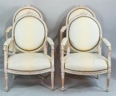 SET OF FOUR LOUIS XVI STYLE WH