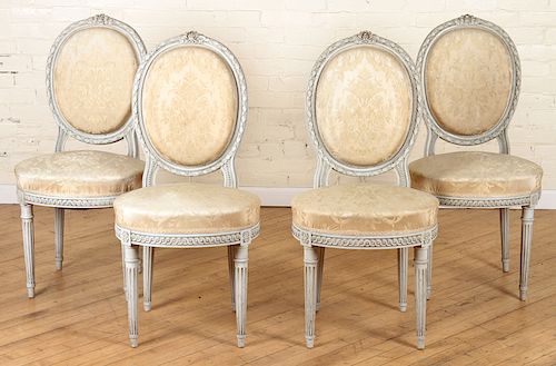 SET OF FOUR LOUIS XVI STYLE SIDE