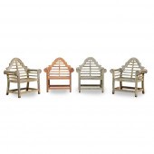 SET OF FOUR LUTYENS STYLE GARD