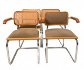 SET OF FOUR MARCEL BREUER STYL