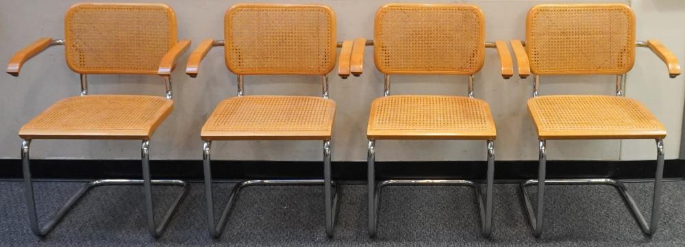 SET OF FOUR MARCEL BREUER TYPE