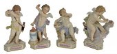 SET OF FOUR MEISSEN CHERUBS, T