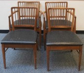 SET OF FOUR MID-CENTURY MODERN