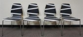 SET OF FOUR MID-CENTURY MODERN