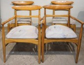 SET OF FOUR MID-CENTURY MODERN