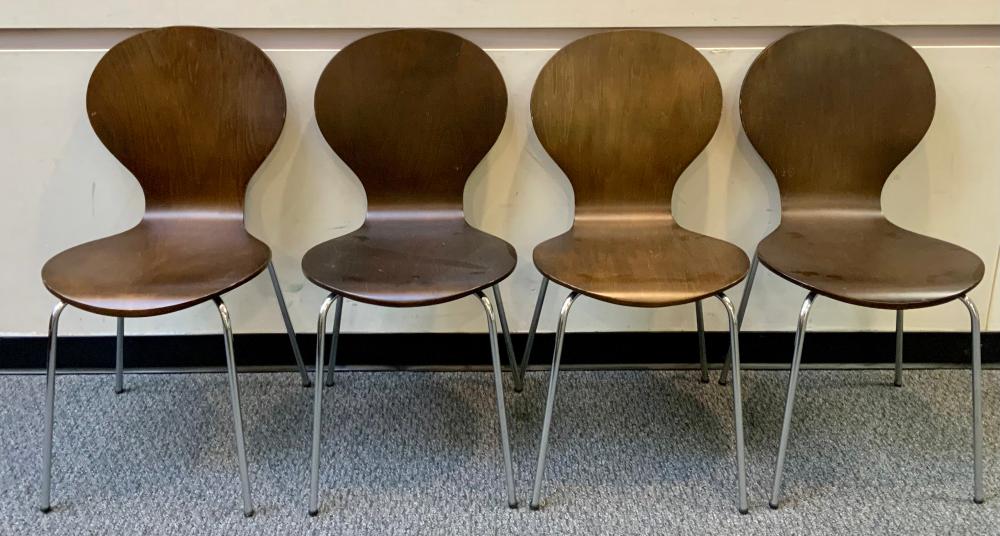 SET OF FOUR MODERN ARNE JACOBSEN