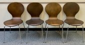 SET OF FOUR MODERN ARNE JACOBS