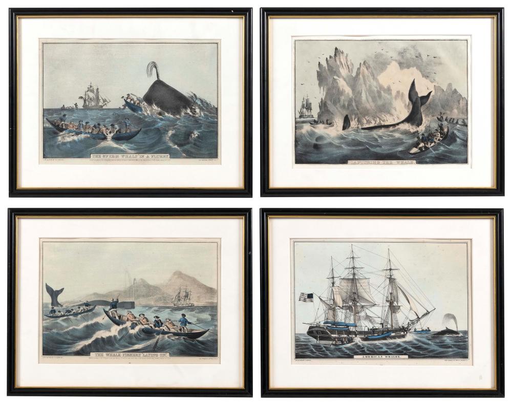 SET OF FOUR NATHANIEL CURRIER