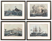 SET OF FOUR NATHANIEL CURRIER