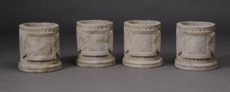 SET OF FOUR NEOCLASSICAL STYLE CAST