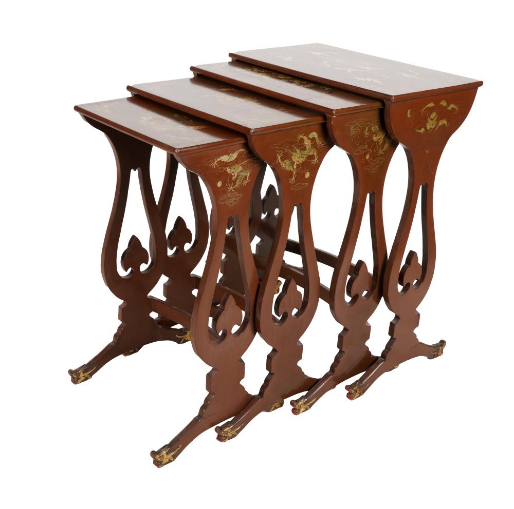 SET OF FOUR NESTING TABLES20th
