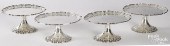 SET OF FOUR NEW YORK STERLING