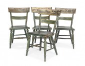Set of four Pennsylvania paint