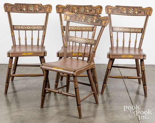 SET OF FOUR PENNSYLVANIA PAINTED