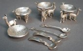 SET OF FOUR PERUVIAN SILVER 'C