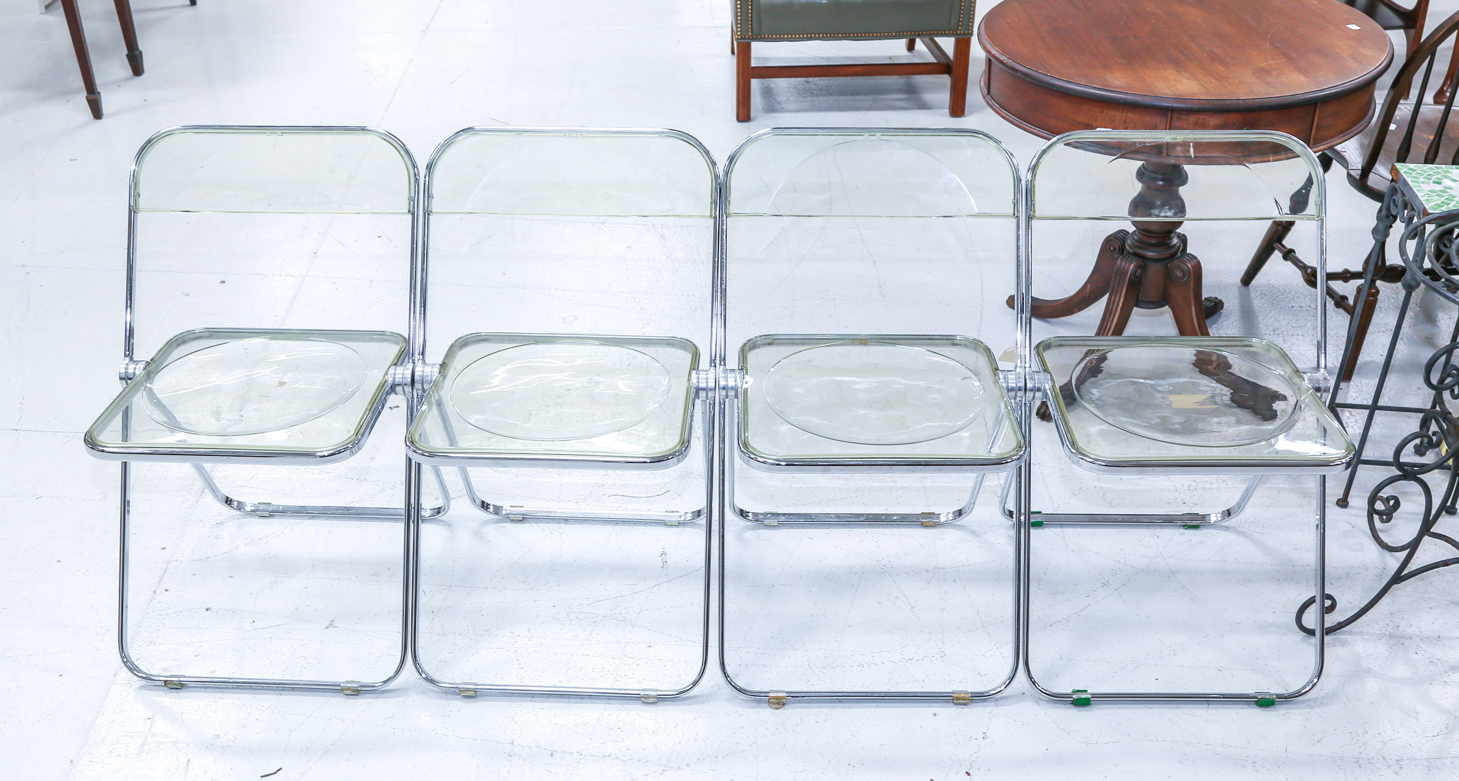 SET OF FOUR PLIA CASTELLI,