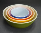 SET OF FOUR PYREX GLASS NESTIN