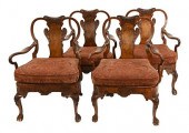 SET OF FOUR QUEEN ANNE STYLE A