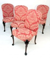 SET OF FOUR QUEEN ANNE STYLE D
