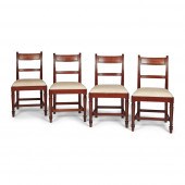 SET OF FOUR REGENCY MAHOGANY S