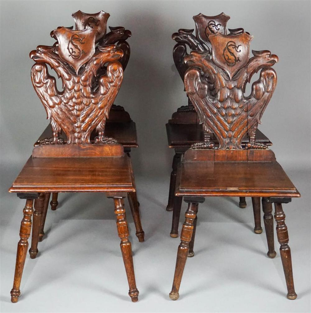 SET OF FOUR RENAISSANCE REVIVAL