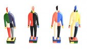 SET OF FOUR REPLICA PAPIER MAC