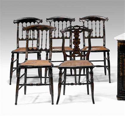 Set of four Rococo revival