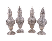SET OF FOUR ROCOCO STYLE STERL