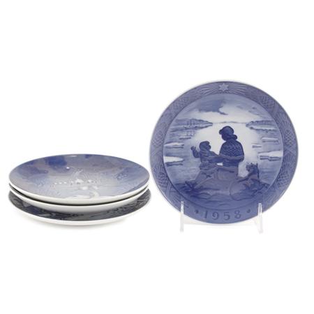 Set of Four Royal Copenhagen Blue