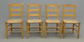 Set of four rush seat Val-Kill