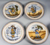 SET OF FOUR SACA CASTELLI (ITA