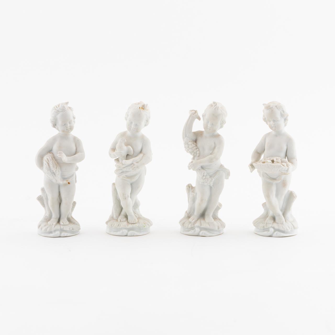 SET OF FOUR SEASONS BISQUE