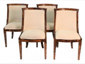 SET OF FOUR SIDE CHAIRS, HAVIN