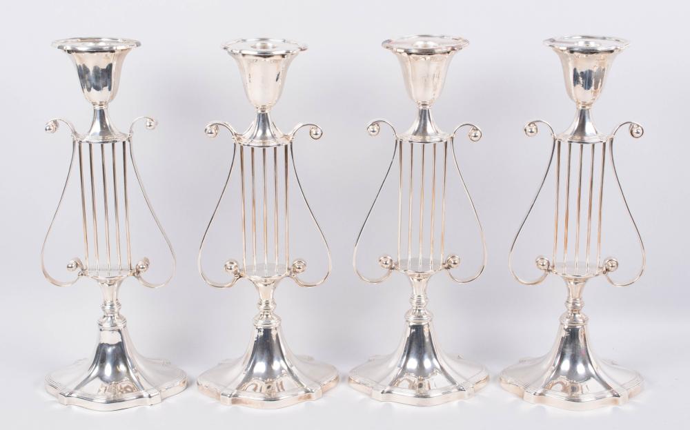 SET OF FOUR SILVERPLATED