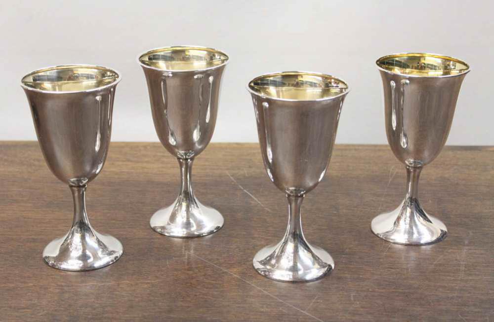 SET OF FOUR STERLING SILVER