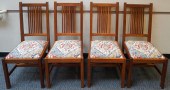 SET OF FOUR STICKLEY MISSION S