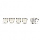 SET OF FOUR STIEFF PEWTER JEFF