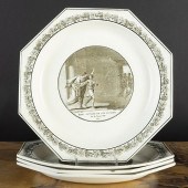SET OF FOUR STONE, COQUEREL ET