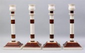 SET OF FOUR TURNED ANGLO-INDIA