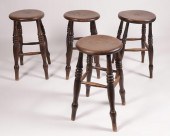 SET OF FOUR VINTAGE ENGLISH EL