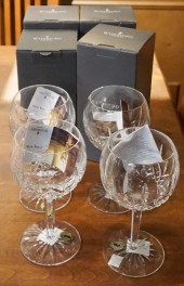 SET OF FOUR WATERFORD LISMORE
