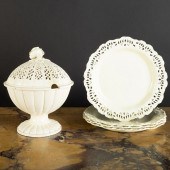SET OF FOUR WEDGWOOD CREAMWARE