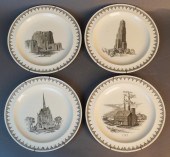 SET OF FOUR WEDGWOOD UNIVERSIT