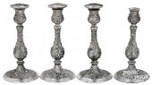 SET OF FOUR WEIGHTED STERLING