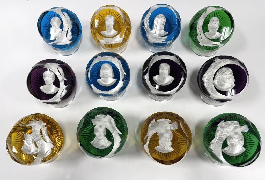 SET OF FRANKLIN MINT BACCARAT