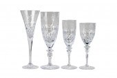 SET OF GALLIA FLORAL ETCHED CR
